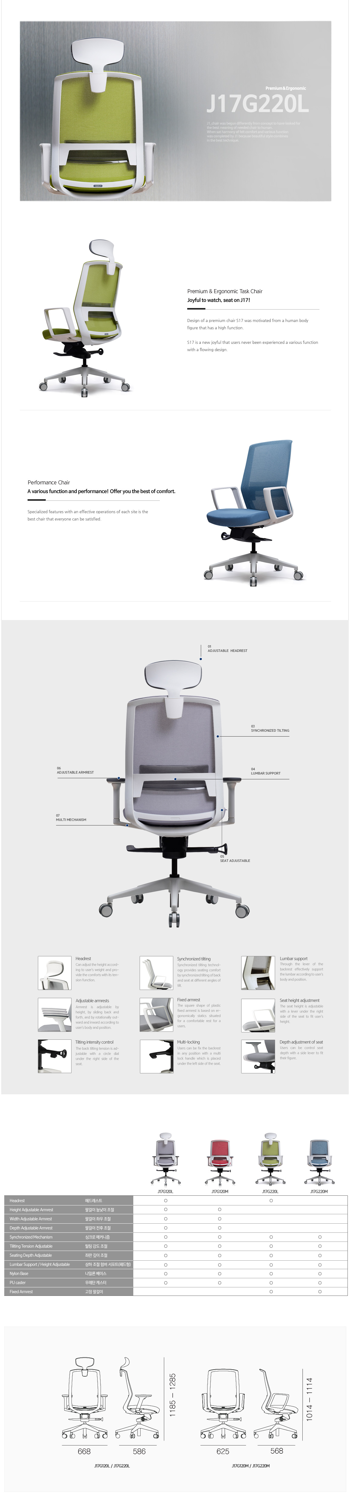 Luxdezine Office Chairs Furniture J17G220L