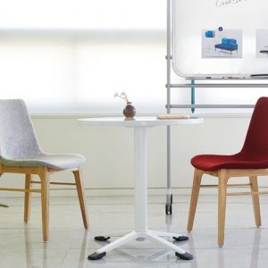 Luxdezine Office Chair White Table White Board Background