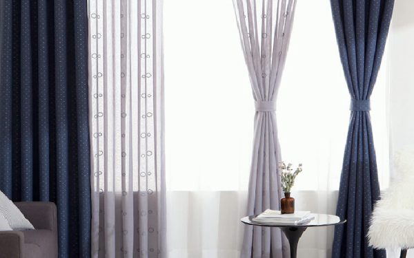 Luxdezine Sheer Curtains Odd Embroidery