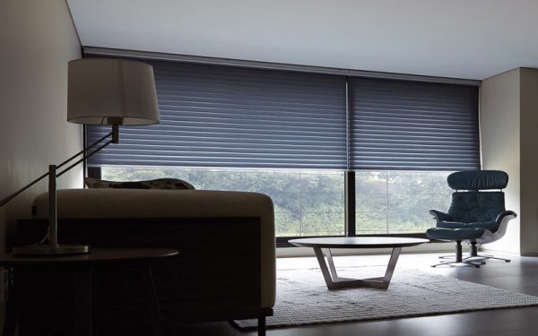 Luxdezine Window Blinds 3D Shade Privacy Half Open