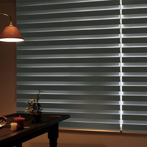 Luxdezine Window Blinds Combi Shades Bedroom Black Far